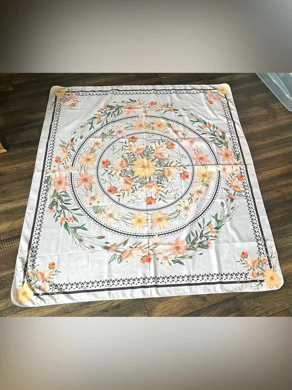 Large Floral Decorative Tapestry/Textile